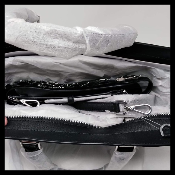 Michael Kors Selma Large Satchel 3D Floral Strap - Picture 12 of 13